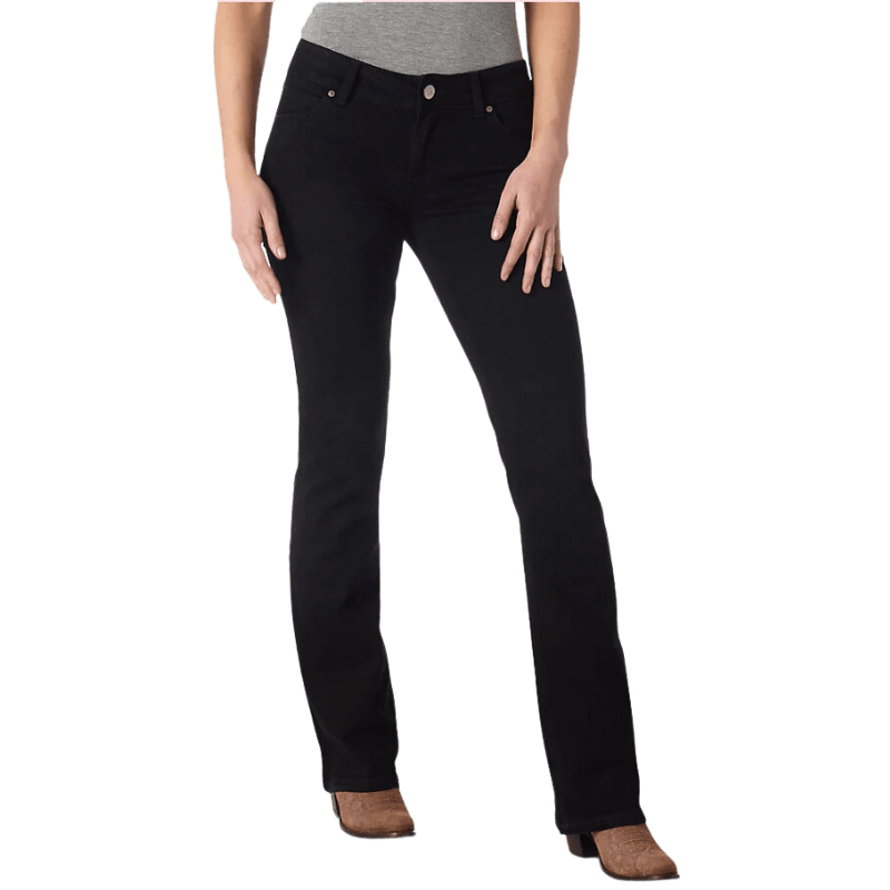 WRANGLER JEANS Jeans Wrangler Women's Black Bootcut Jeans 09MWZBK