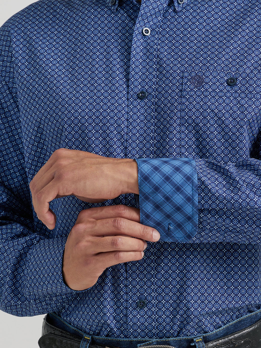 WRANGLER JEANS Mens - Shirt - Woven - Long Sleeve - Button 112338099