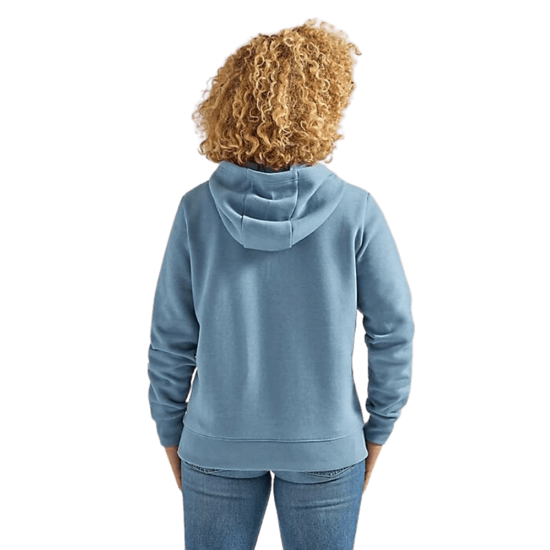 WRANGLER JEANS Outerwear Wrangler Women's Buckin Cowboy Blue Hoodie 112339545