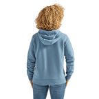 WRANGLER JEANS Outerwear Wrangler Women's Buckin Cowboy Blue Hoodie 112339545