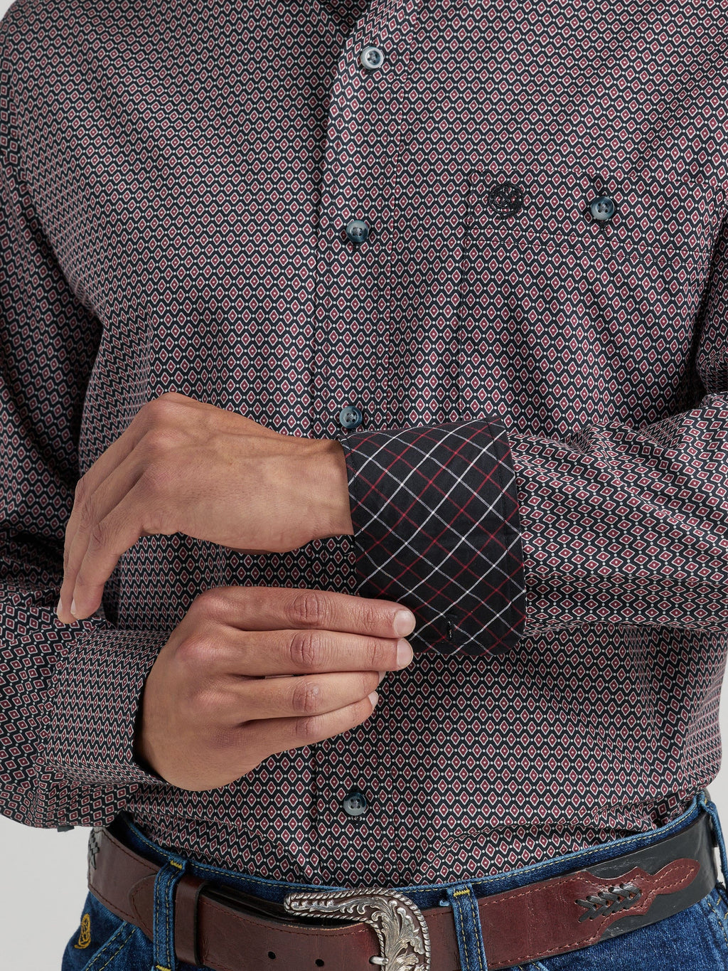 WRANGLER JEANS Mens - Shirt - Woven - Long Sleeve - Button 112338091