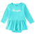 WRANGLER JEANS Shirts Wrangler Baby Girls Blue Long Sleeve Onesie with Skirt 112338973