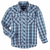 WRANGLER JEANS Shirts Wrangler Boy’s Fashion Long Sleeve Berry Blue Long Sleeve Western Snap Plaid Shirt 112324658