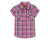 WRANGLER JEANS Shirts Wrangler Girl's Pink Plaid Short Sleeve Western Snap Shirt 112329227