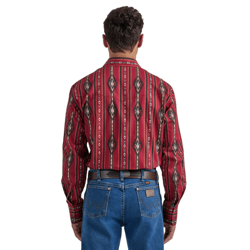 Wrangler red shirt online