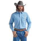 WRANGLER JEANS Shirts Wrangler Men's George Strait Troubadour Long Sleeve Western Snap Print Shirt 112324946