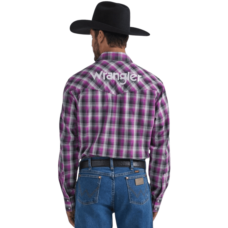 Purple western 2025 shirt mens