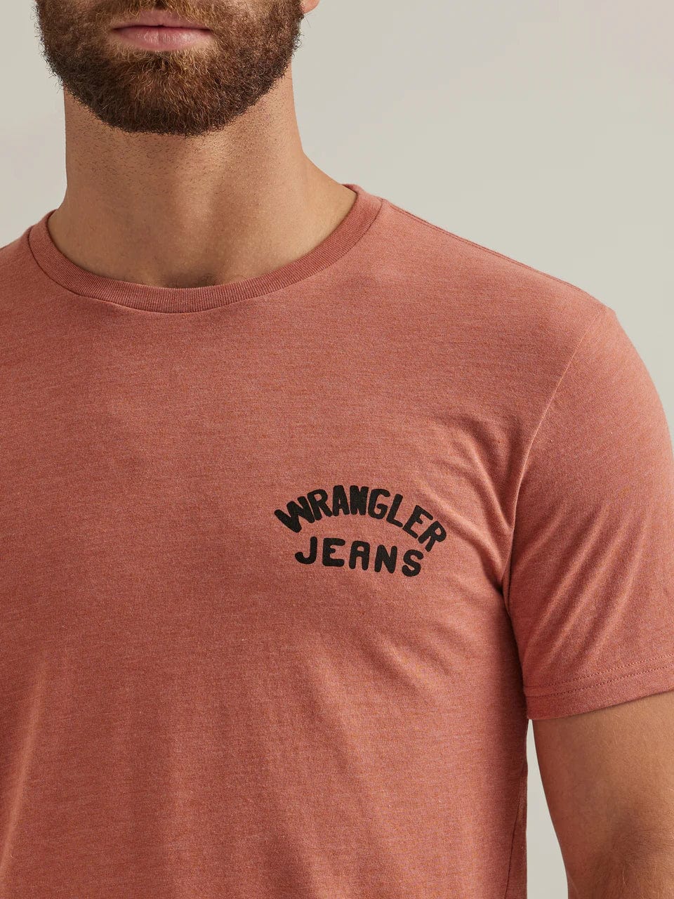 WRANGLER JEANS Shirts Wrangler Men's Redwood Heather Bronco Graphic T-Shirt 112344157