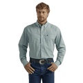 WRANGLER JEANS Shirts Wrangler Men's Sea Circle Relaxed Fit Long Sleeve Snap Western Shirt 112327835