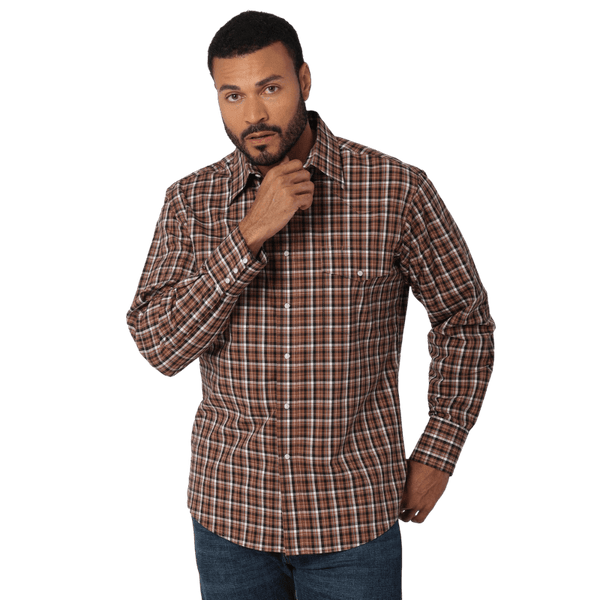 Wrangler men's wrinkle resistant shirt Clearance