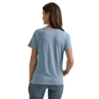 WRANGLER JEANS Shirts Wrangler Women's Ashley Blue Heather Rope Graphic T-Shirt 112344165