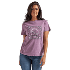 WRANGLER JEANS Shirts Wrangler Women's Plum Bandana Regular Fit Western Graphic Tee 112339512