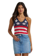 WRANGLER JEANS Shirts Wrangler Women's Stars and Stripes Crochet Tank 112379502