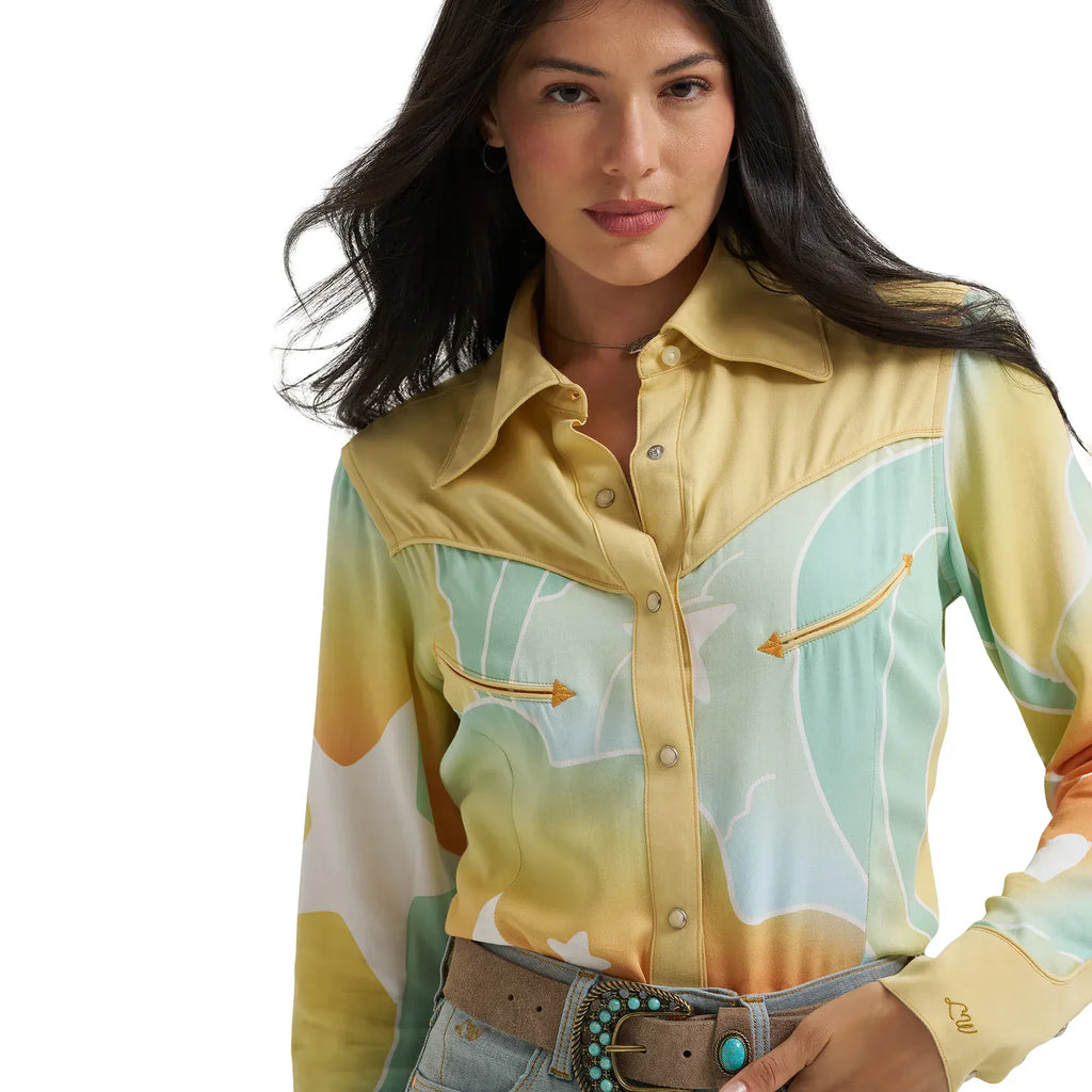WRANGLER JEANS Shirts Wrangler X Lainey Wilson Cream Stars Western Shirt 112382833