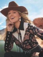 WRANGLER JEANS Shirts Wrangler X Lainey Wilson Women's Folk Print Western Snap Shirt 112368255