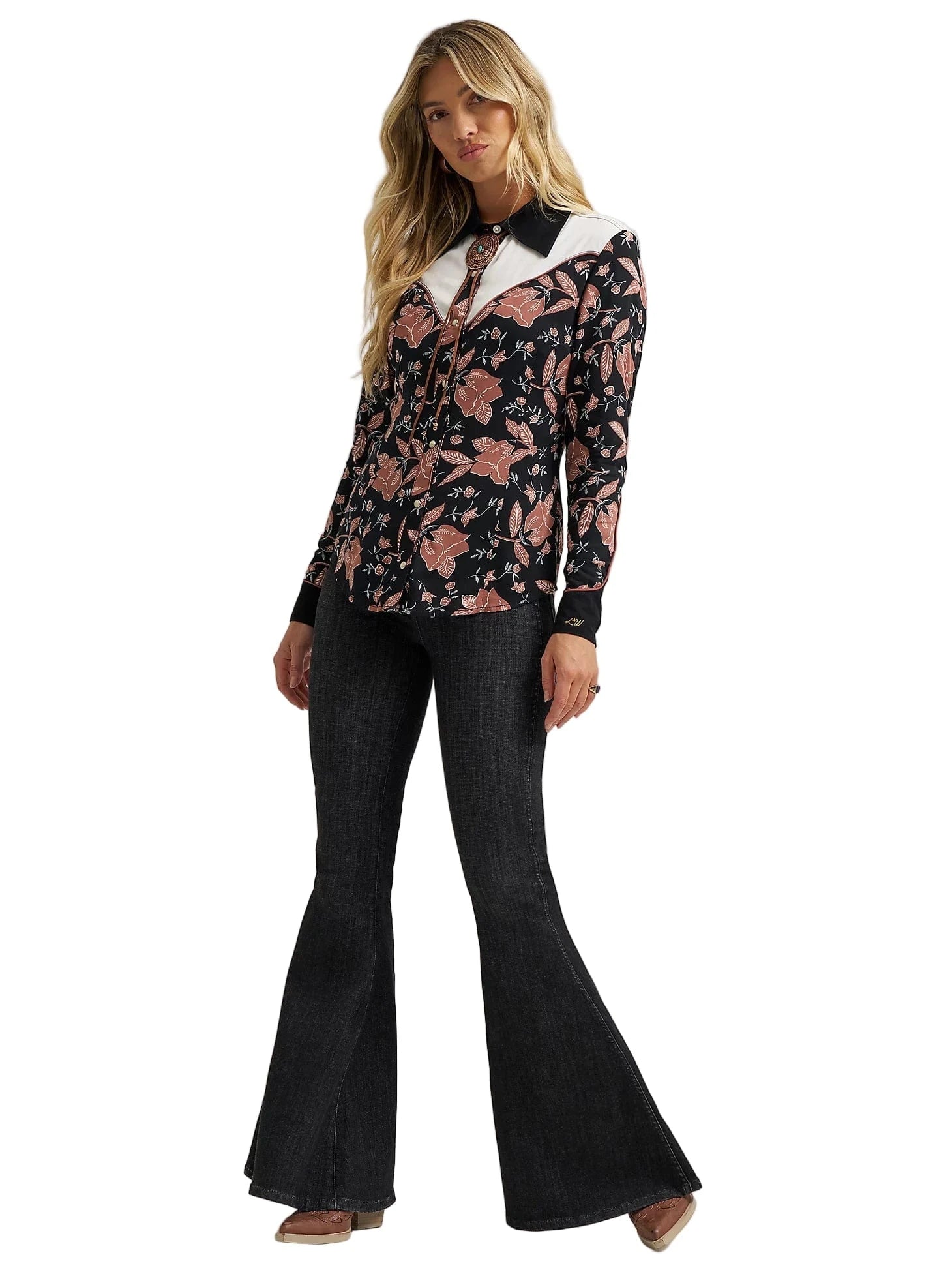 WRANGLER JEANS Shirts Wrangler X Lainey Wilson Women's Folk Print Western Snap Shirt 112368255