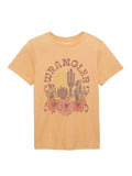 WRANGLER JEANS T-Shirt Wrangler Women's Apricot Wash Cactus Floral T-Shirt 112372969