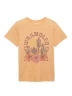 WRANGLER JEANS T-Shirt Wrangler Women's Apricot Wash Cactus Floral T-Shirt 112372969