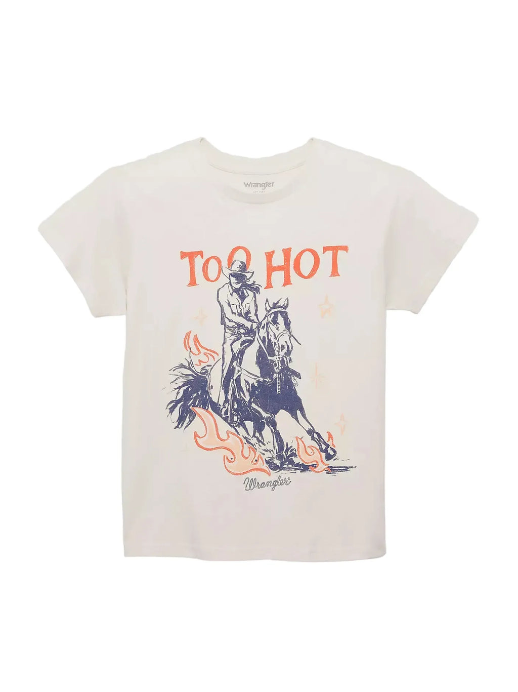 WRANGLER JEANS T-Shirt Wrangler Women's Egret Too Hot Retro T-Shirt 112372985