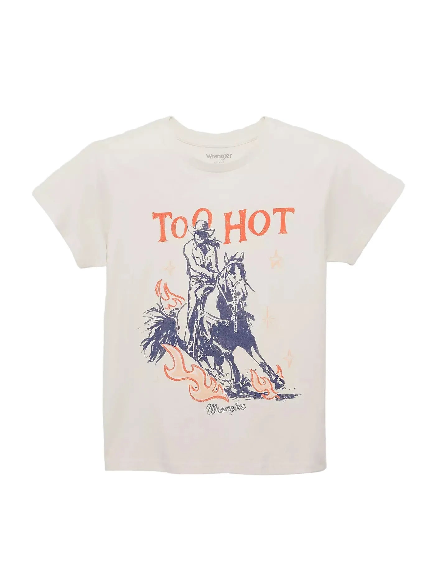 WRANGLER JEANS T-Shirt Wrangler Women's Egret Too Hot Retro T-Shirt 112372985