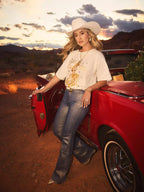 WRANGLER Jeans Wrangler X Lainey Wilson Women's Glitter Flare Jeans 112373925