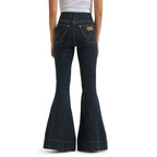 WRANGLER Jeans Wrangler X Lainey Wilson Women's Pintuck Pull On Bell Bottom Jeans 112382900