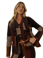 WRANGLER Ladies - Outerwear - Jacket Wrangler X Lainey Wilson Corduroy Patchwork Blazer 112370395