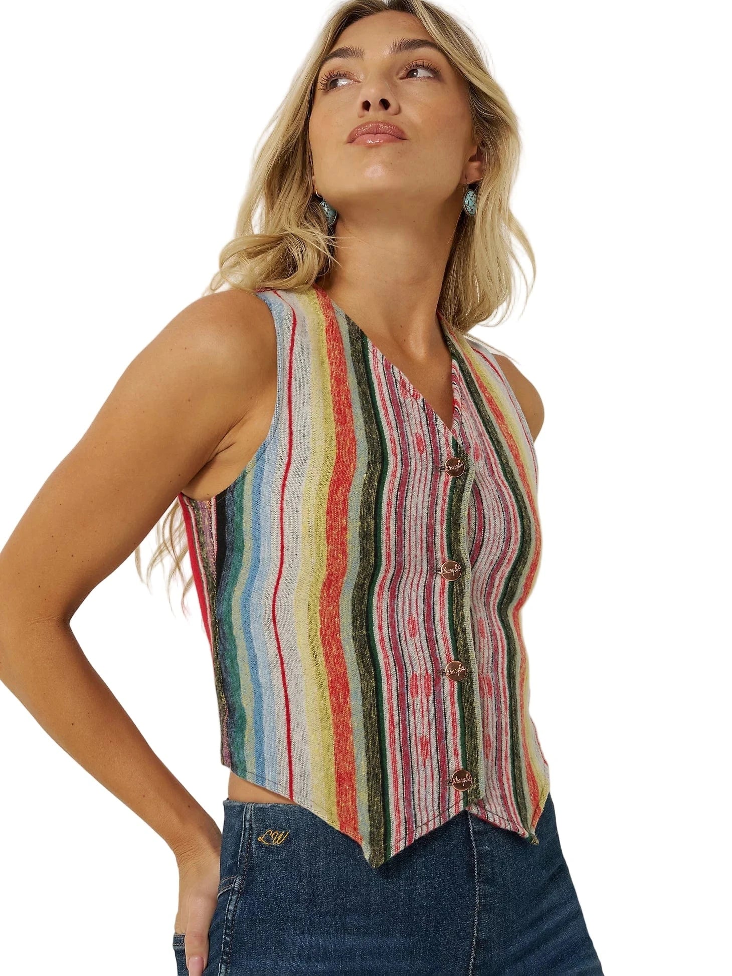 WRANGLER Ladies - Shirt - Vest Wrangler X Lainey Wilson Women's Ben Jacquard Vest 112370409