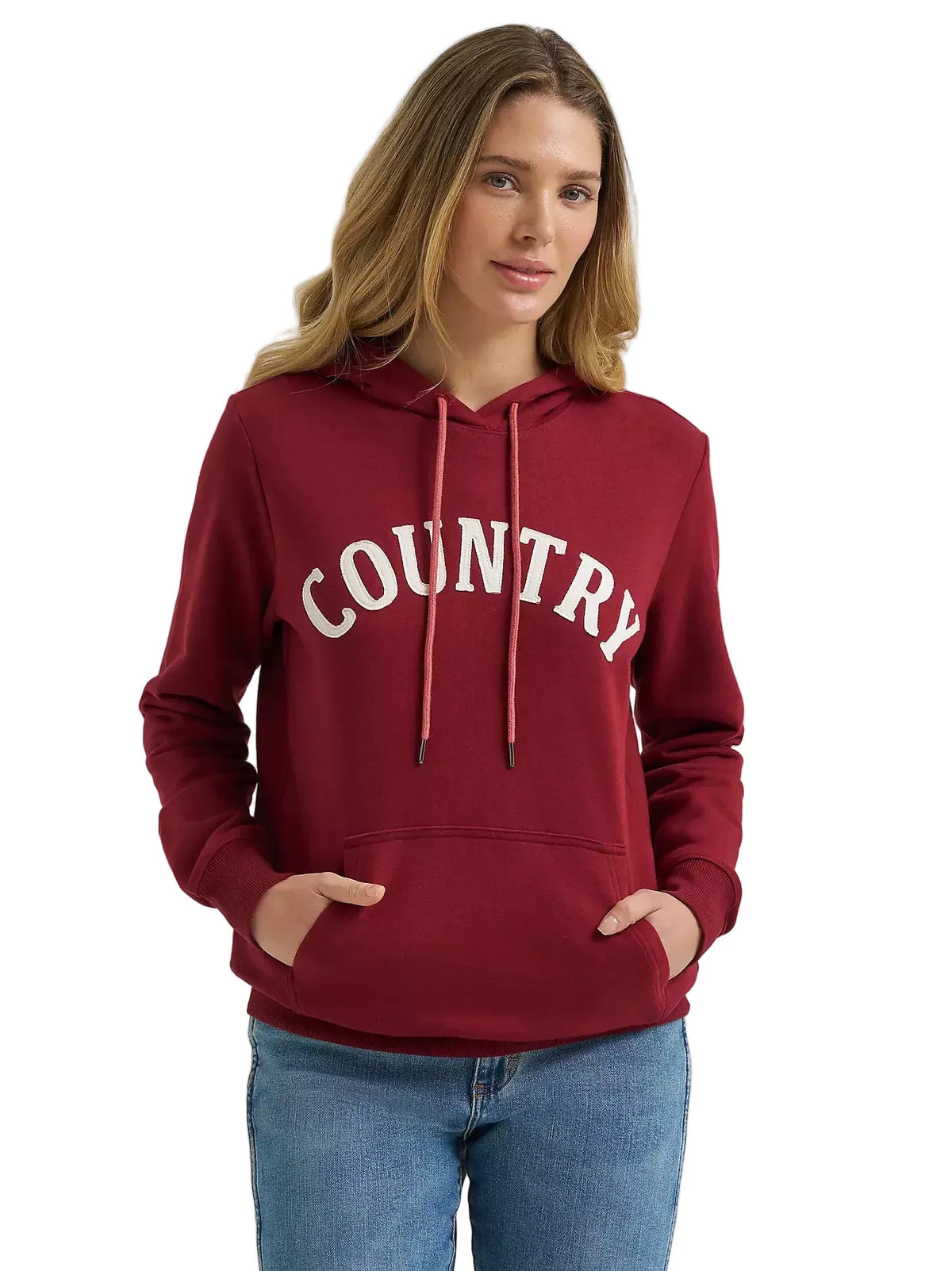 WRANGLER Outerwear Wrangler Women's Pomegranate Country Applique Pullover Hoodie 112380252