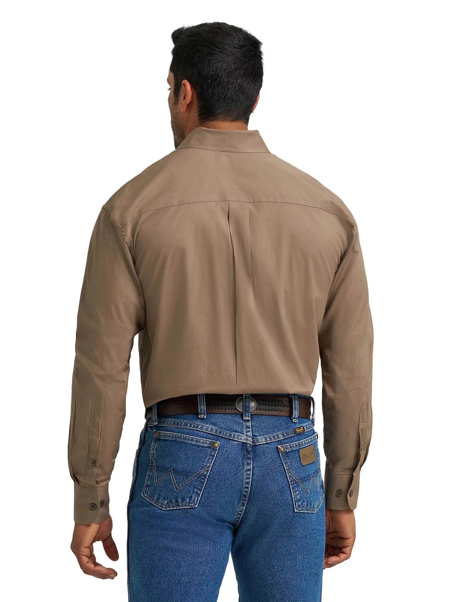 WRANGLER Shirts Wrangler George Strait Walnut Button Down Shirt 112368207