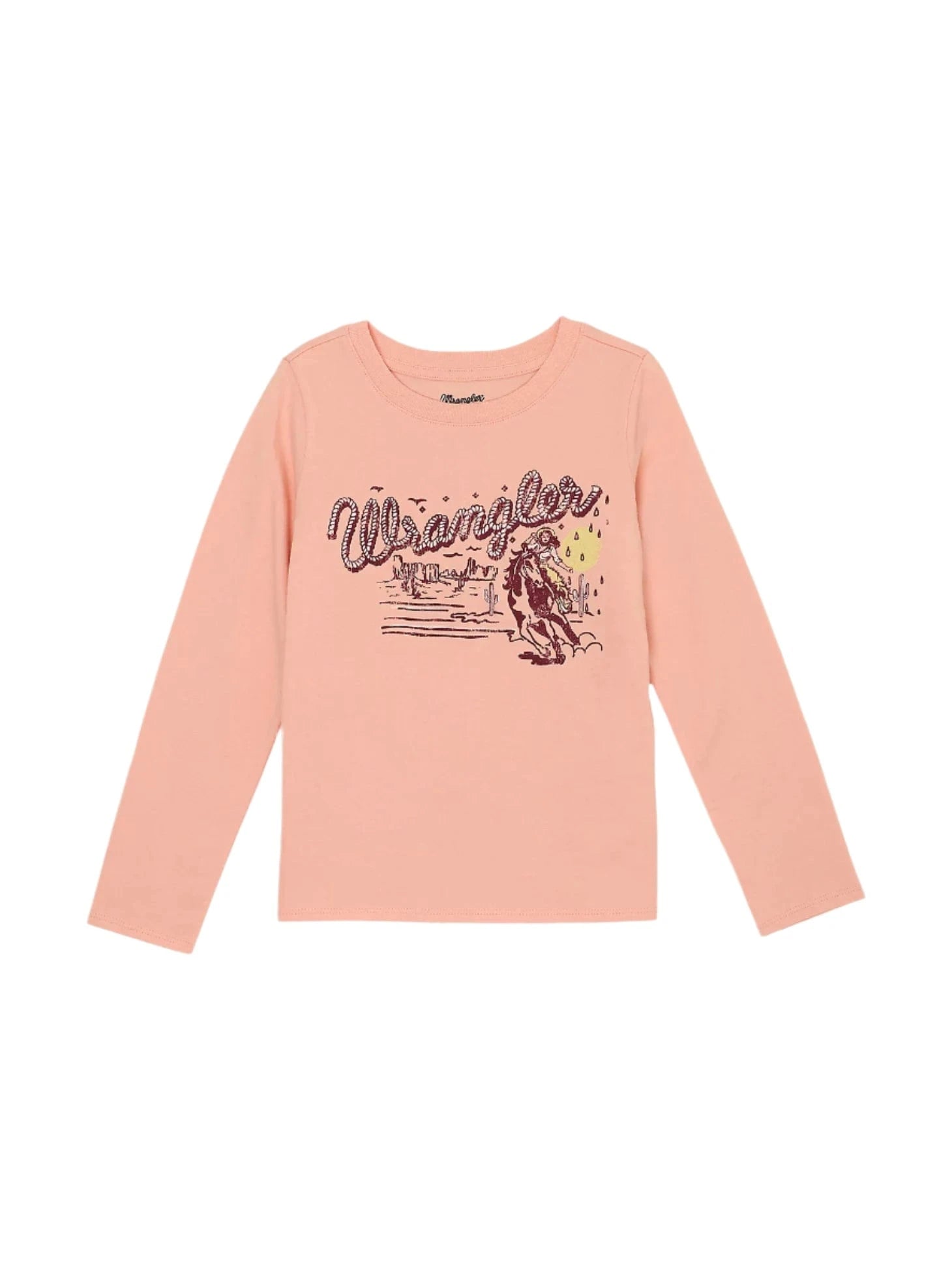 WRANGLER Shirts Wrangler Girl's Long Sleeve Cowgirl Graphic Tee 112359407