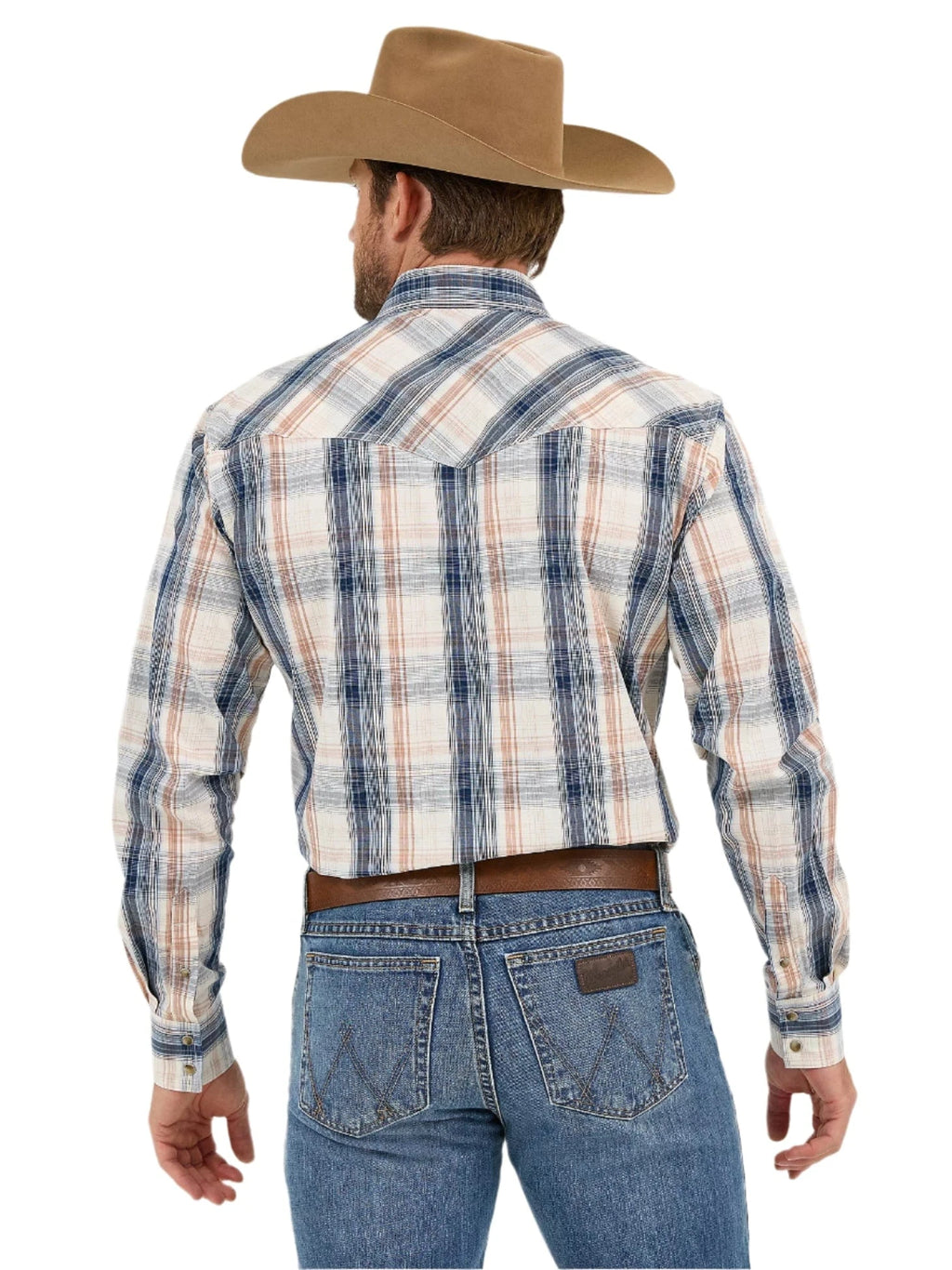 WRANGLER Shirts Wrangler Men's 20X Competition Long Sleeve Two Pocket Western Snap Shirt 112359546