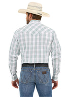 WRANGLER Shirts Wrangler Men's Advanced Comfort Long Sleeve Two Pocket Western Snap Shirt 112359549
