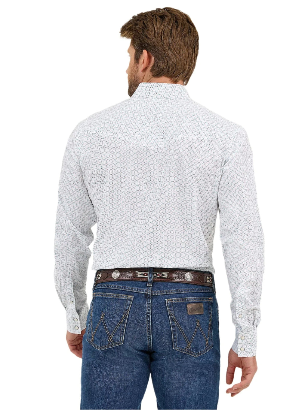 WRANGLER Shirts Wrangler Men's Advanced Comfort Long Sleeve Two Pocket Western Snap Shirt 112359571