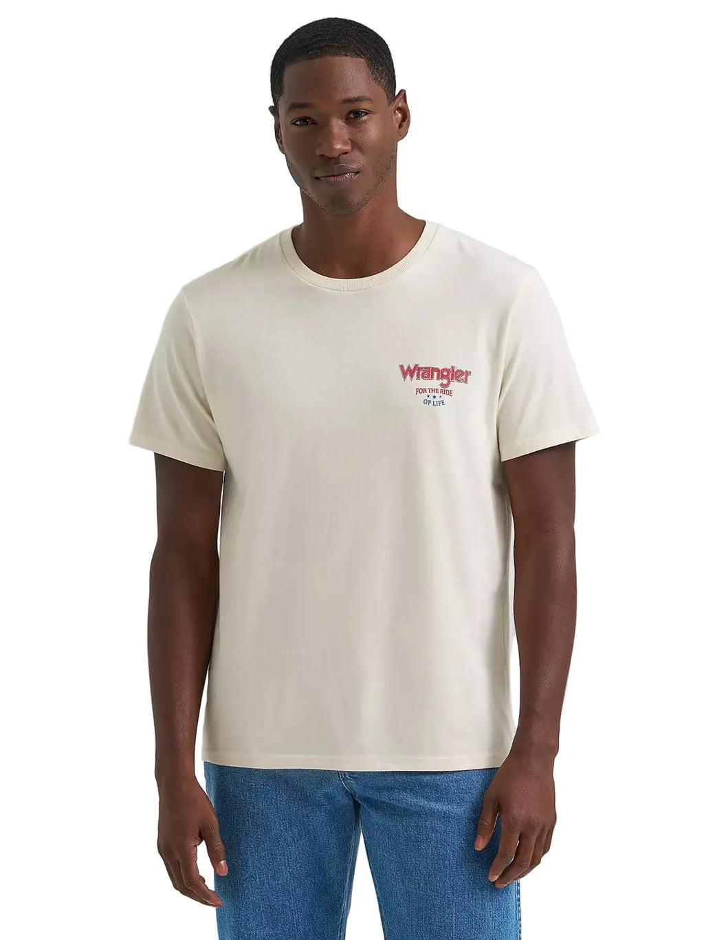 WRANGLER Shirts Wrangler Men's Antique White For The Ride Of Life T-Shirt 112375740