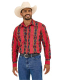 WRANGLER Shirts Wrangler Men's Checotah Amaranth Long Sleeve Western Snap Shirt 112365885