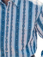 WRANGLER Shirts Wrangler Men's Checotah Long Sleeve Western Snap Printed Shirt 112359439