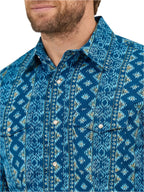 WRANGLER Shirts Wrangler Men's Checotah® Long Sleeve Western Snap Printed Shirt 112359440