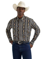 WRANGLER Shirts Wrangler Men's Crow Black Checotah Western Snap Shirt 112374910