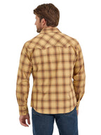 WRANGLER Shirts Wrangler Men's Curry Retro Sawtooth Snap Western Shirt 112368074