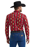 WRANGLER Shirts Wrangler Men's Firey Red Checotah Western Snap Shirt 112369430
