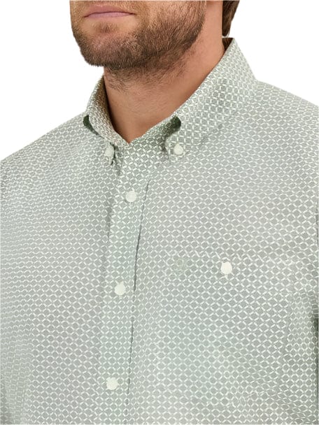 WRANGLER Shirts Wrangler Men's Geometric Print Long-Sleeve Western Shirt 112359455