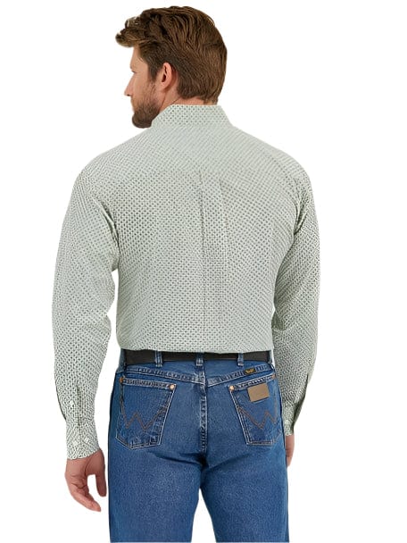 WRANGLER Shirts Wrangler Men's Geometric Print Long-Sleeve Western Shirt 112359455