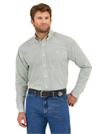 WRANGLER Shirts Wrangler Men's Geometric Print Long-Sleeve Western Shirt 112359455