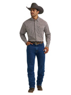 WRANGLER Shirts Wrangler Men's George Strait Coffee Splash Troubadour Western Shirt 112368211