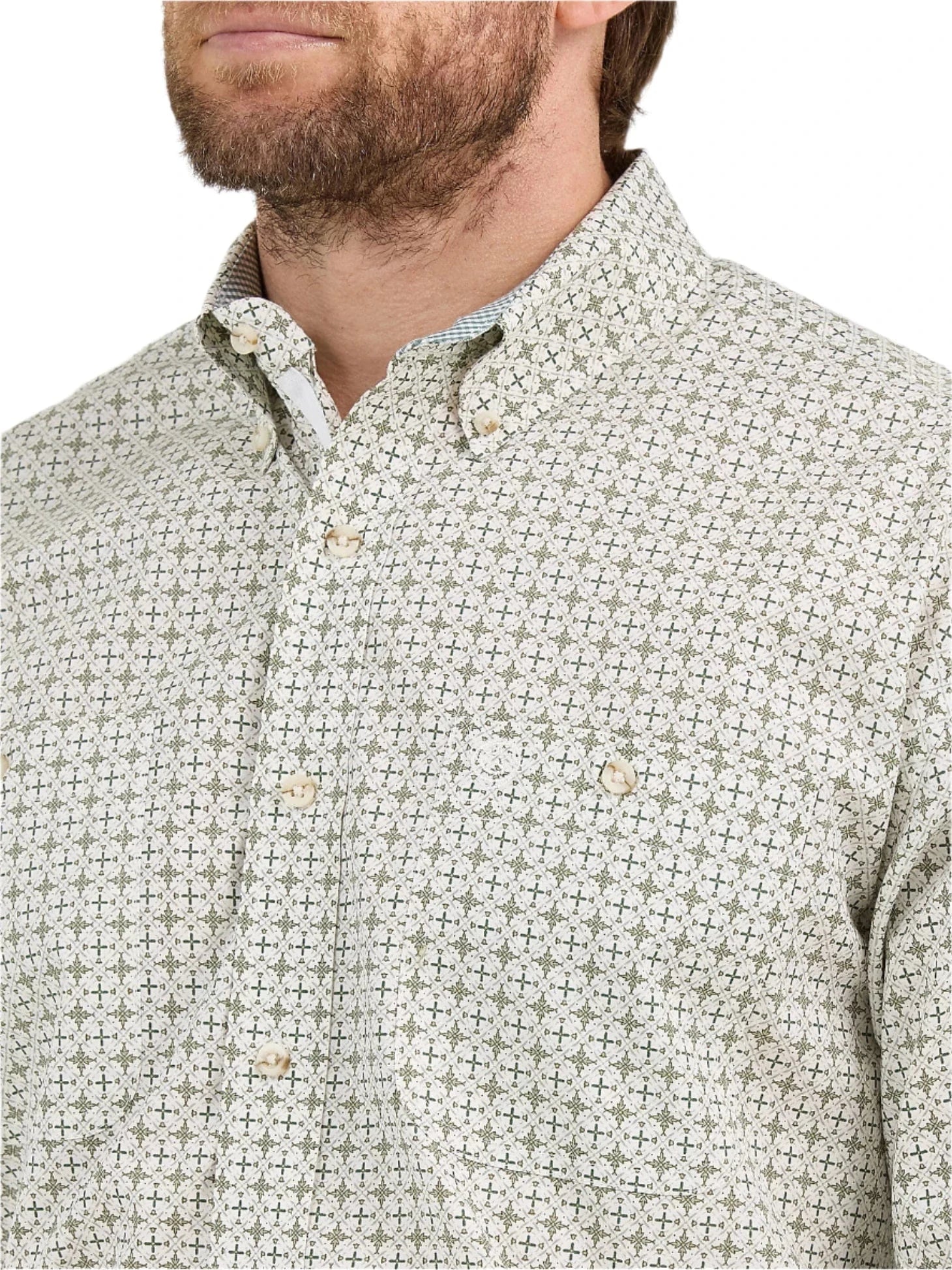 Wrangler Men's George Strait™ Long Sleeve Button Down Shirt