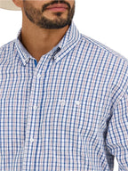 WRANGLER Shirts Wrangler Men's George Strait Long Sleeve Button Down Western Shirt 112365402