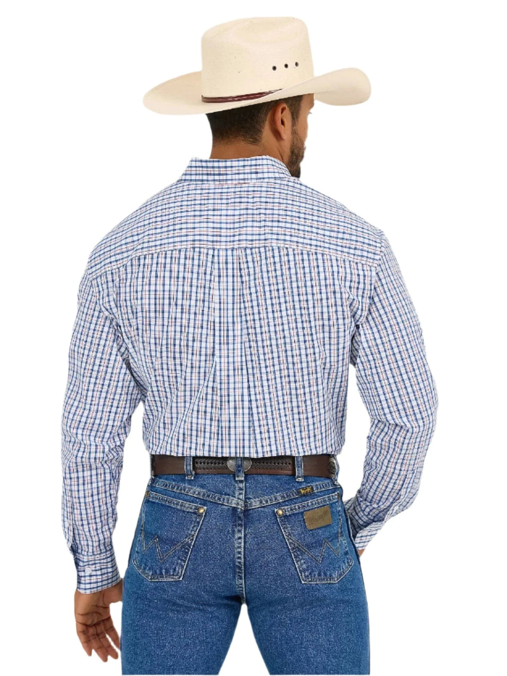 WRANGLER Shirts Wrangler Men's George Strait Long Sleeve Button Down Western Shirt 112365402