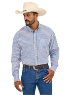 WRANGLER Shirts Wrangler Men's George Strait Long Sleeve Button Down Western Shirt 112365402