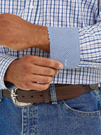 WRANGLER Shirts Wrangler Men's George Strait Long Sleeve Button Down Western Shirt 112365402